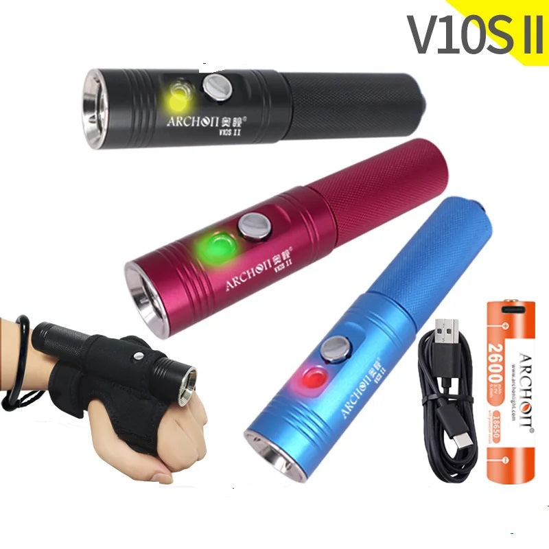 ARCHON V10S II 1200 Lumen Dive Light
