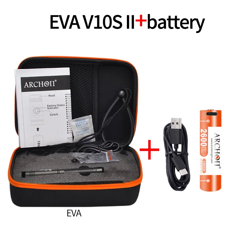 ARCHON V10S II 1200 Lumen Dive Light