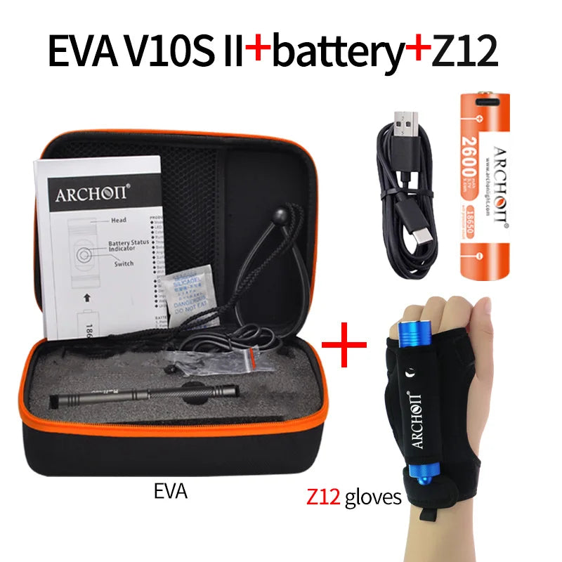 ARCHON V10S II 1200 Lumen Dive Light