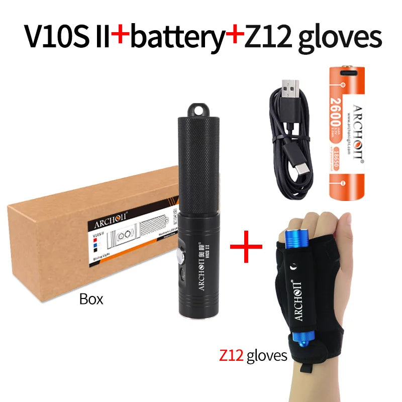 ARCHON V10S II 1200 Lumen Dive Light